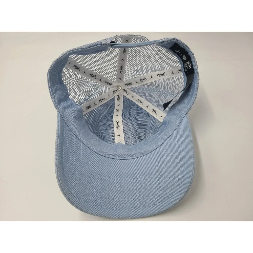 Air Jordan Jumpman‎ S-M Full Mesh Trucker Snapback Hat Cap Basketball Blue White